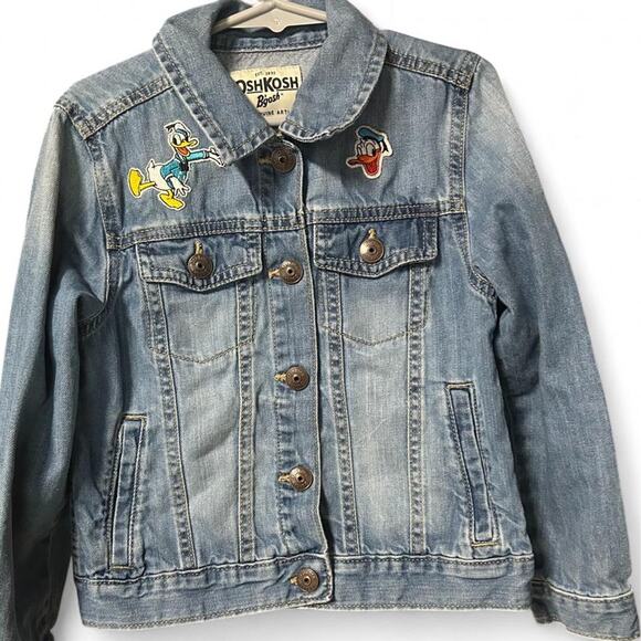 OshKosh B'gosh Other - Custom OshKosh B'gosh Donald Duck denim jacket Size 7 youth